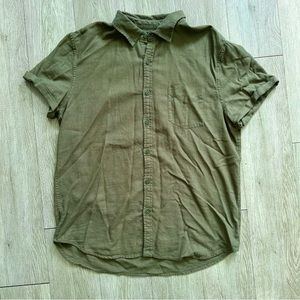 LUCKY BRAND | Olive green button up shirt